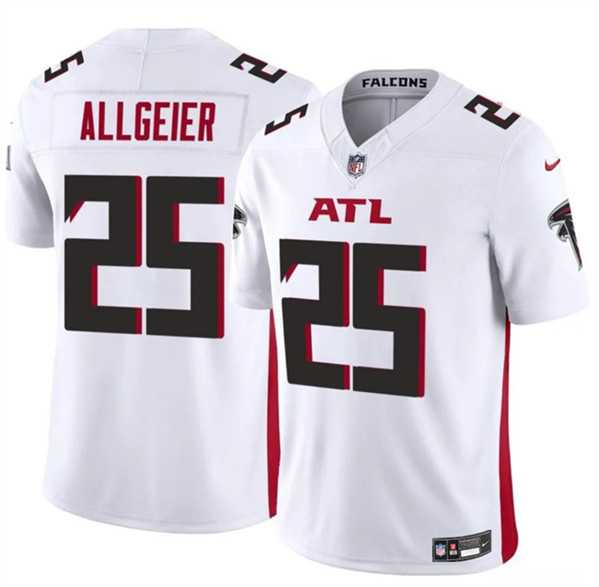 Men & Women & Youth Atlanta Falcons #25 Tyler Allgeier White 2024 F.U.S.E. Vapor Untouchable Limited Stitched Jersey